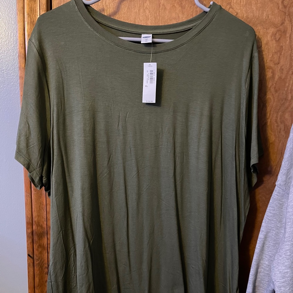army green tee